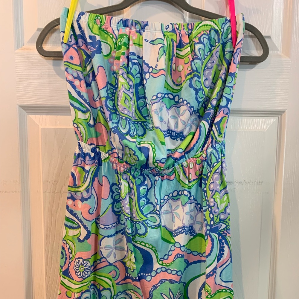 Lilly strapless short dress
